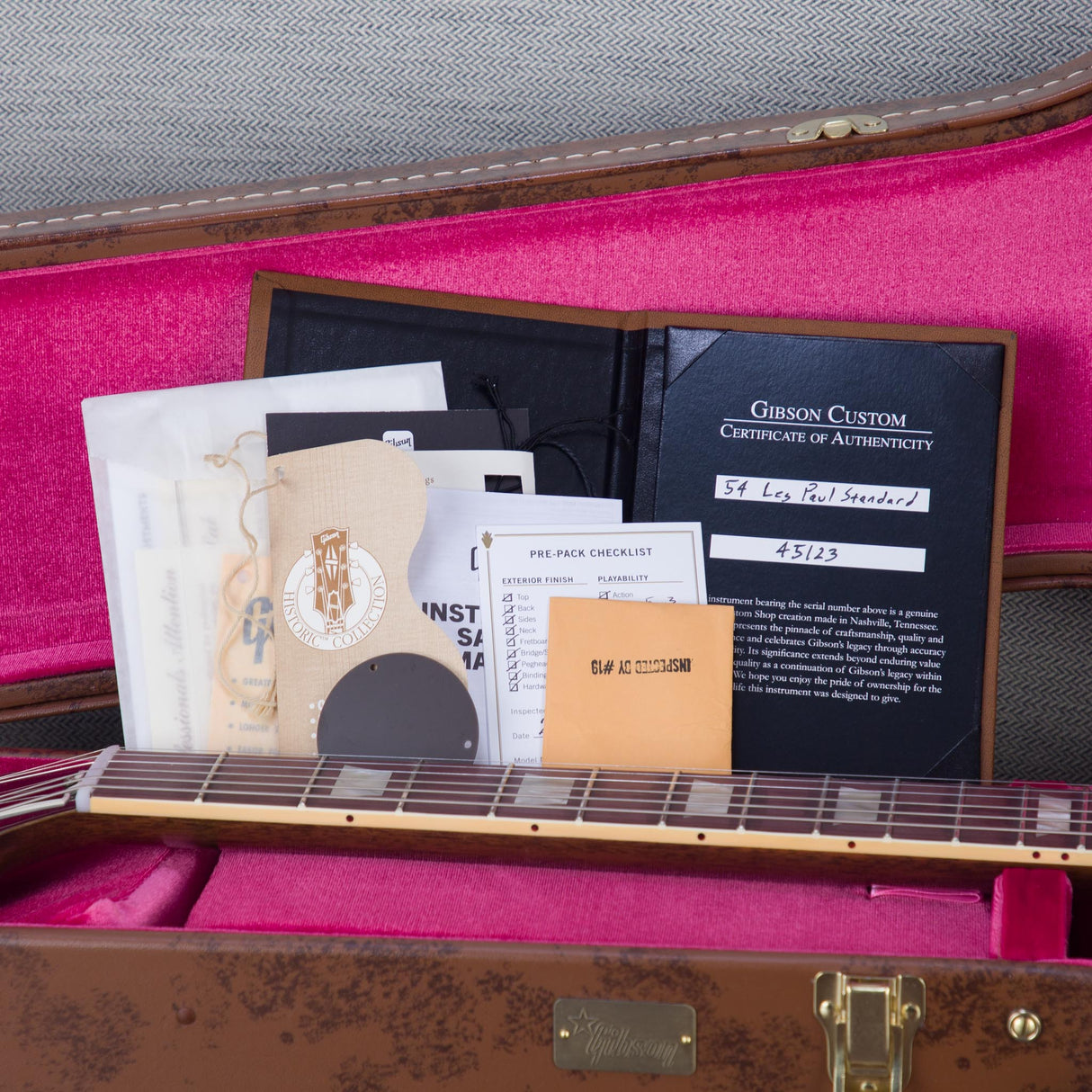 Gibson Custom Shop Dealer Select 1954 Les Paul Standard Electric Guitar - Candy Apple Blue - #45123