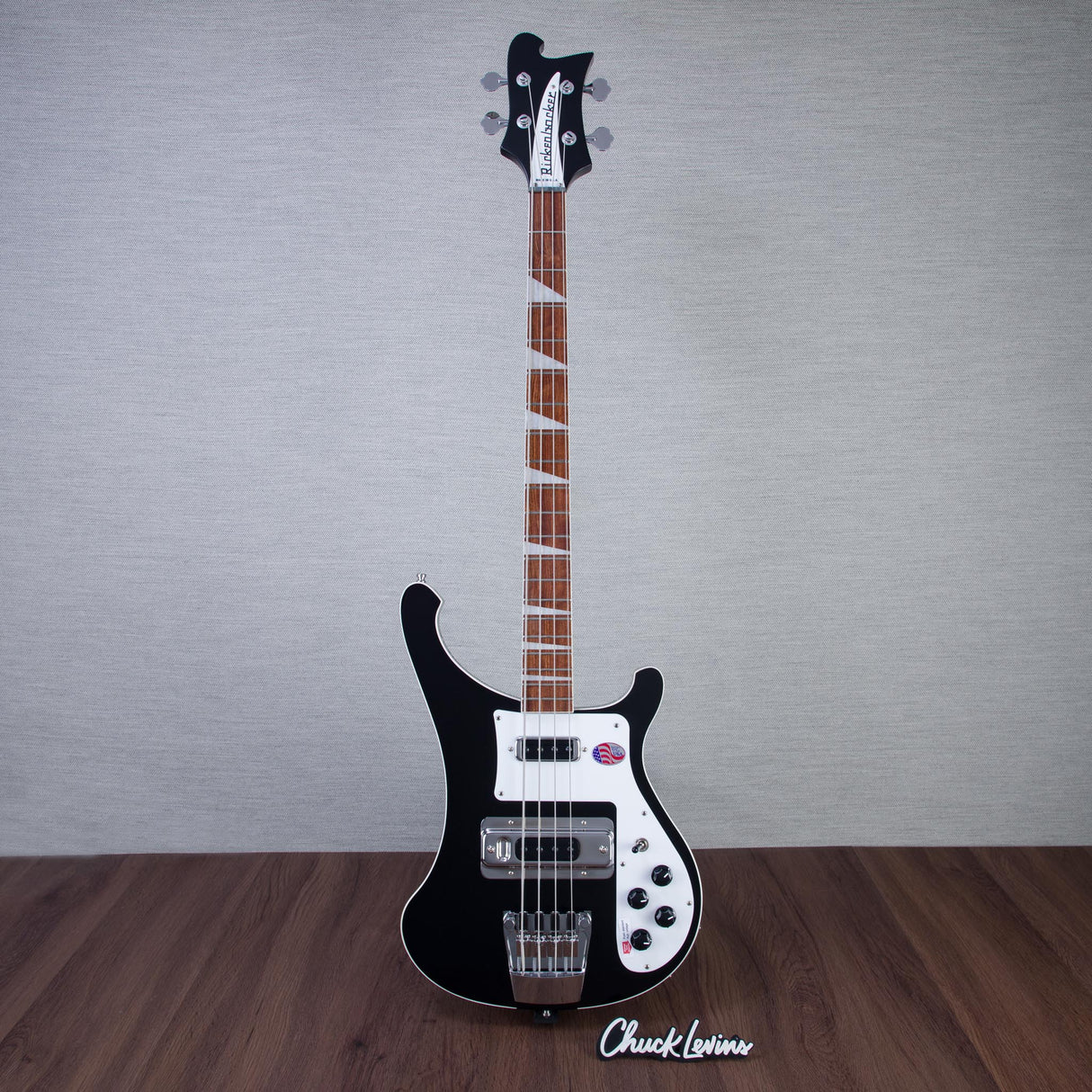 Rickenbacker 4003 4 String Electric Bass Guitar - Jetglo Finish - #2535750