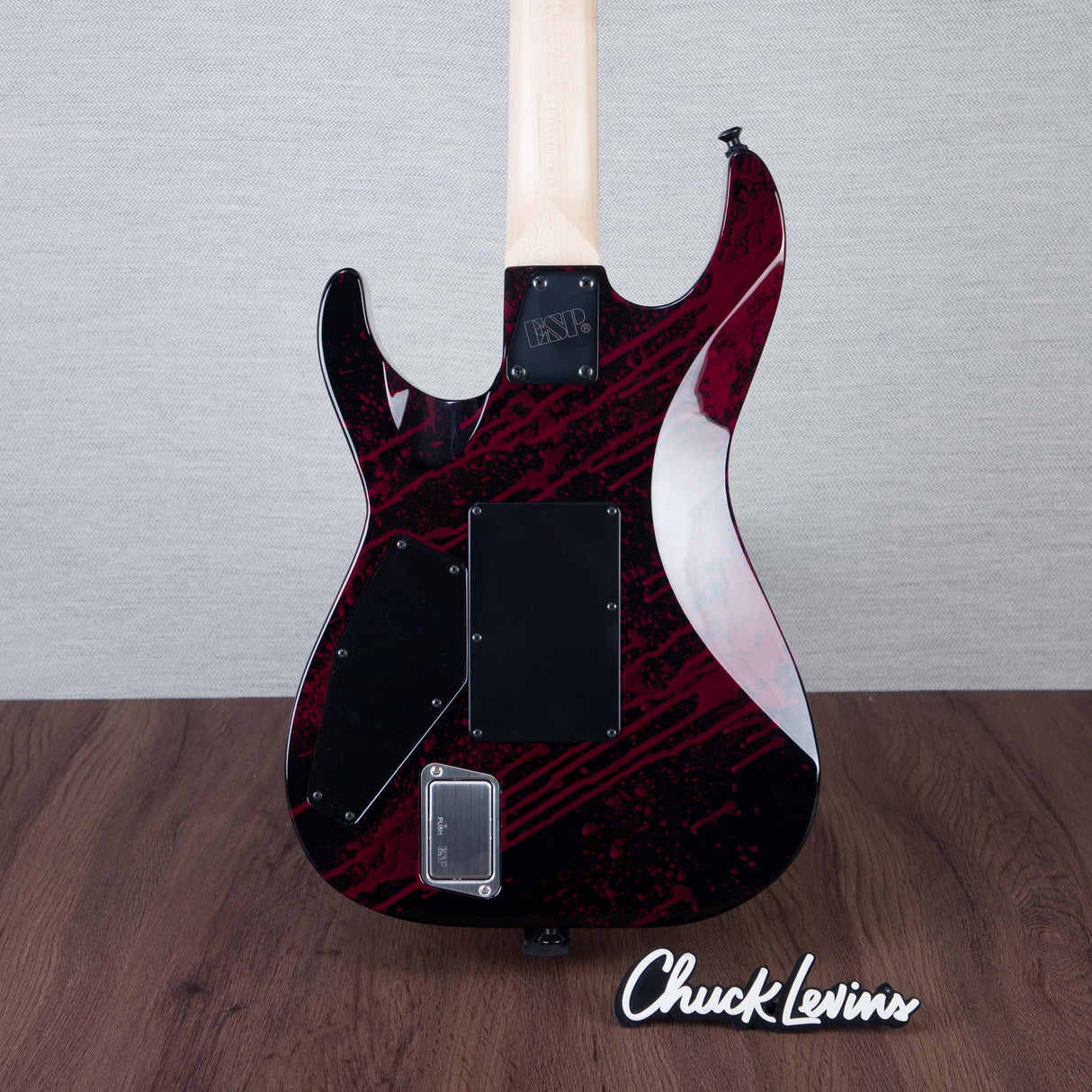 ESP USA M-II FR Electric Guitar - Blood Splatter - #US25150