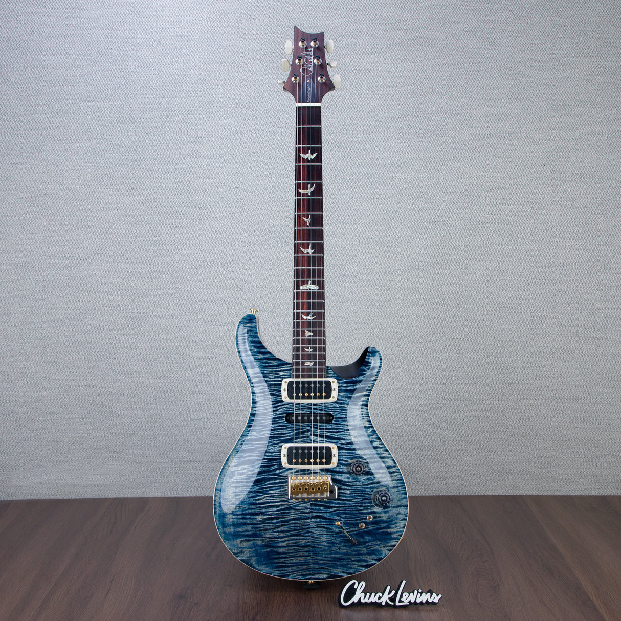 PRS Modern Eagle V 10-Top Electric Guitar - Faded Whale Blue - #240394318