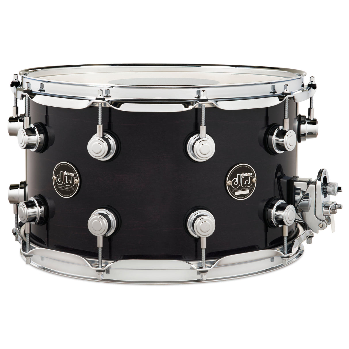 Drum Workshop 14" x 8" Performance Series Maple Snare Drum - Ebony Stain