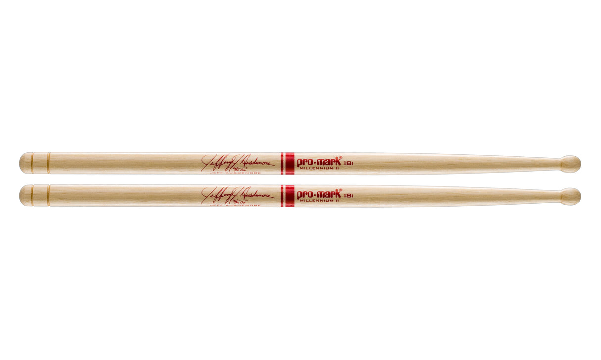 Promark TXDC18IW Hickory DC18i Jeff Ausdemore Wood Tip drumstick