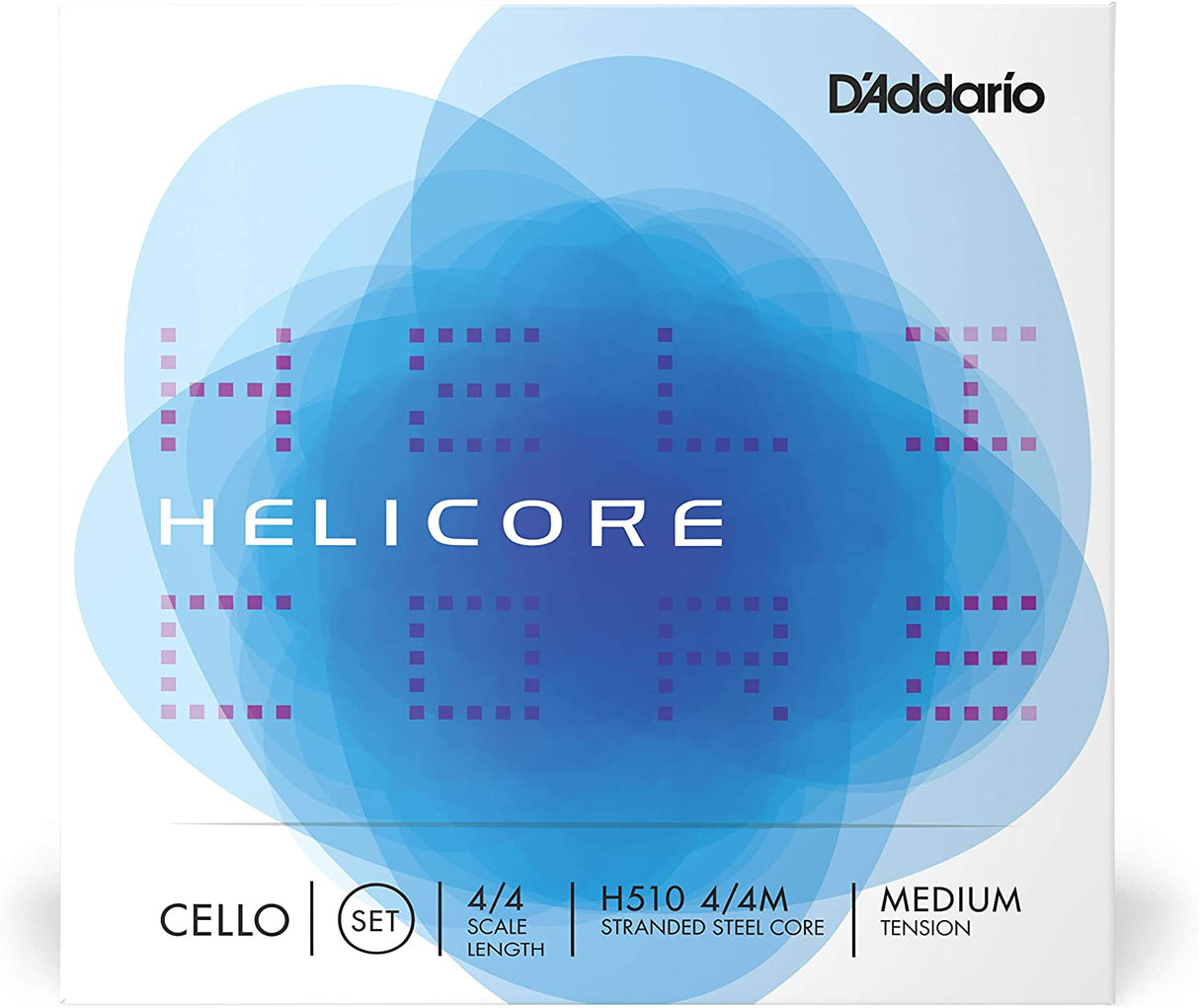 D'Addario Helicore Cello String Set - 4/4 Medium Scale H510