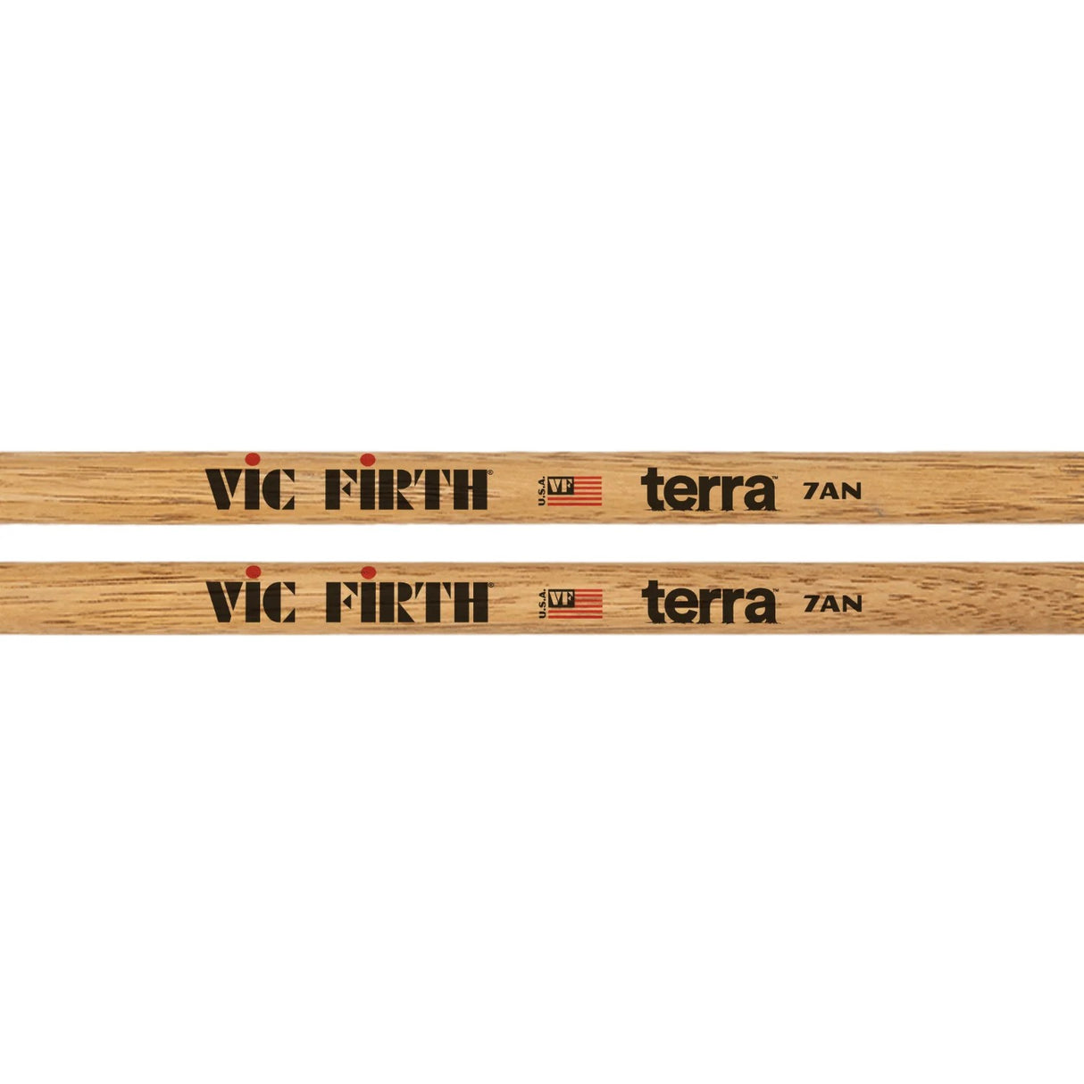 Vic Firth American Classic 7ATN Terra Series Drumsticks with Nylon Tip - 4 Pairs