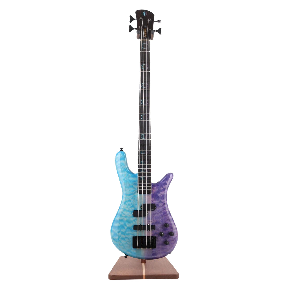 Spector USA NAMM 2025 NS-2 Electric Bass Guitar - Blue/Purple Lateral Fade