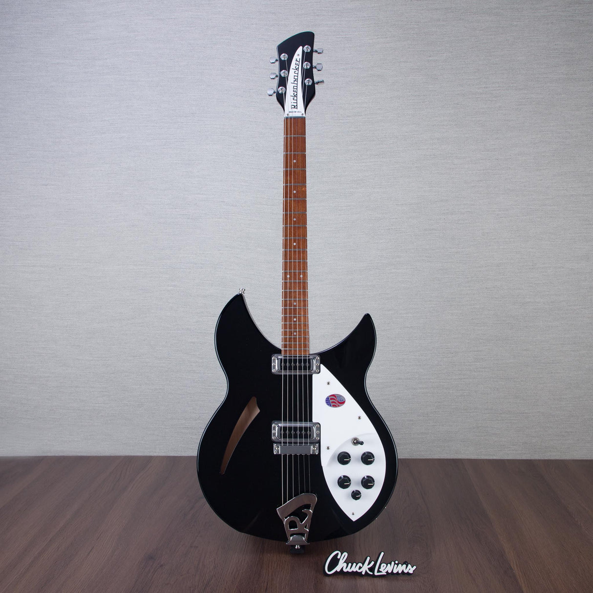 Rickenbacker 330 Semi-Hollowbody Electric Guitar - Jetglo - #2421755