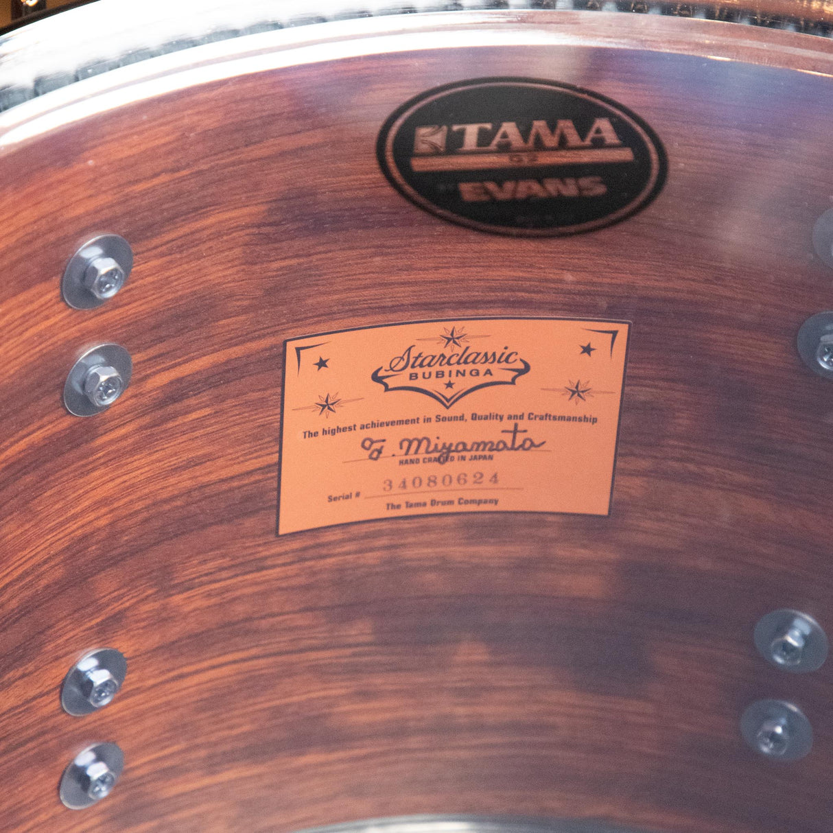 Tama Starclassic Bubinga 3-Piece Shell Pack - Volcanic Red Burst