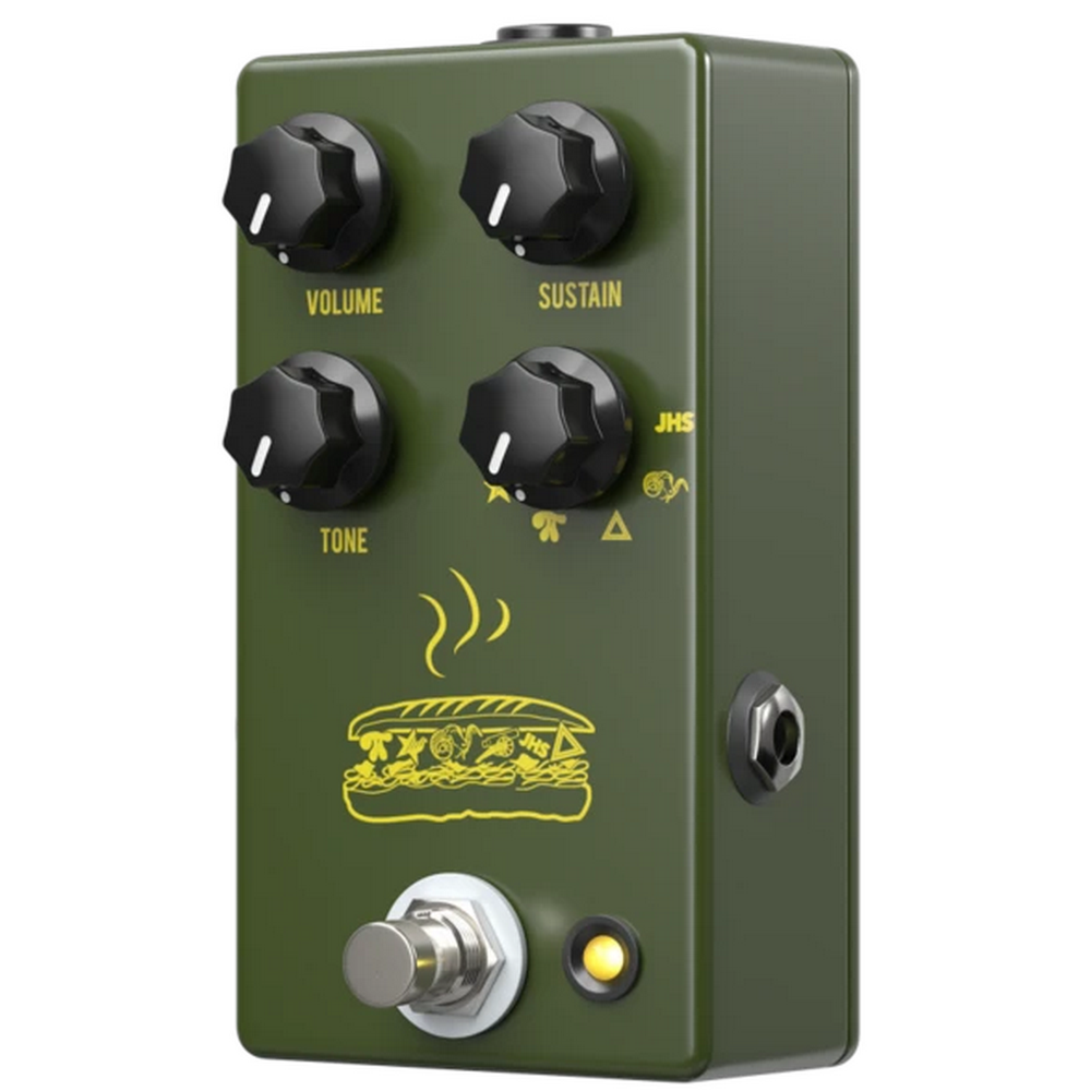 JHS Muffuletta Fuzz Effects Pedal - Army Green