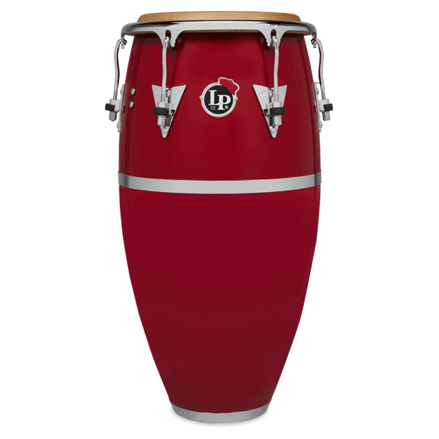 LP Patato Signature Fiberglass Conga - Red Finish with Chrome Hardware
