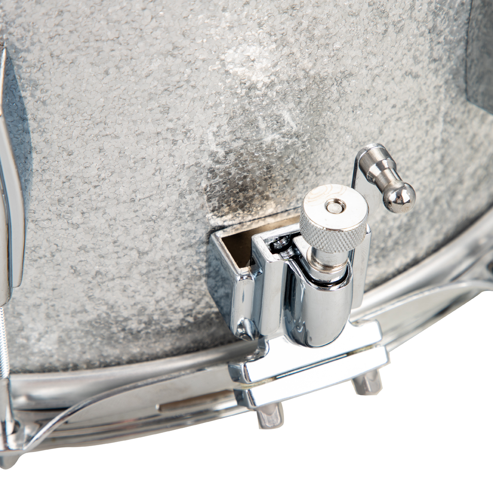 C&C Drums Player Date II 8x14 Snare - Silver Sparkle Wrap