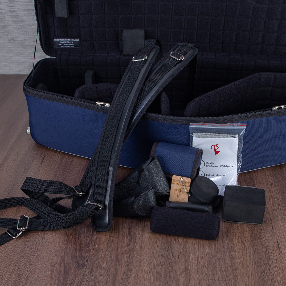 Marcus Bonna Double Case for Tenor and Soprano Sax - Blue