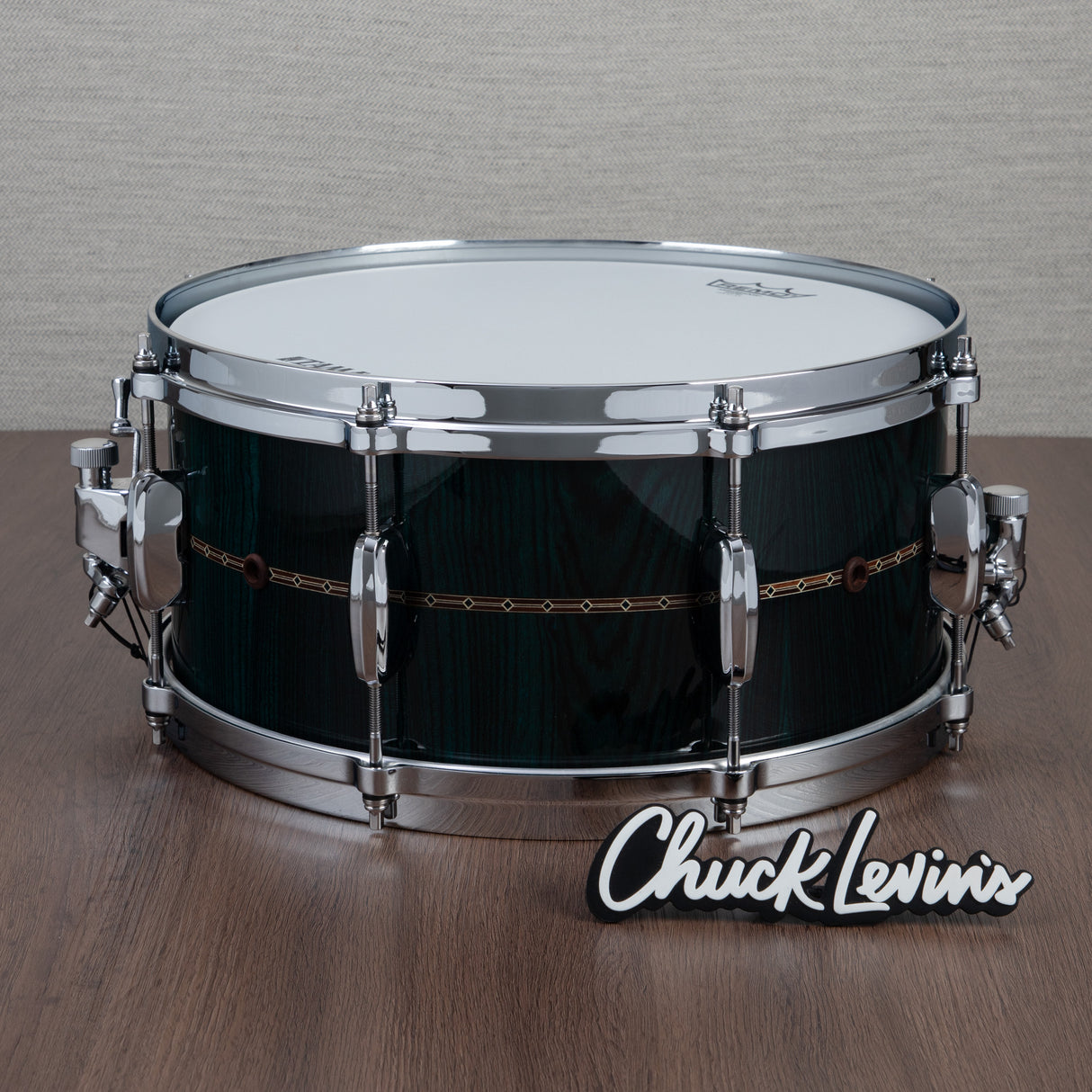 Tama Star Bubinga 6.5x14 Snare Drum - Dark Green Cordia
