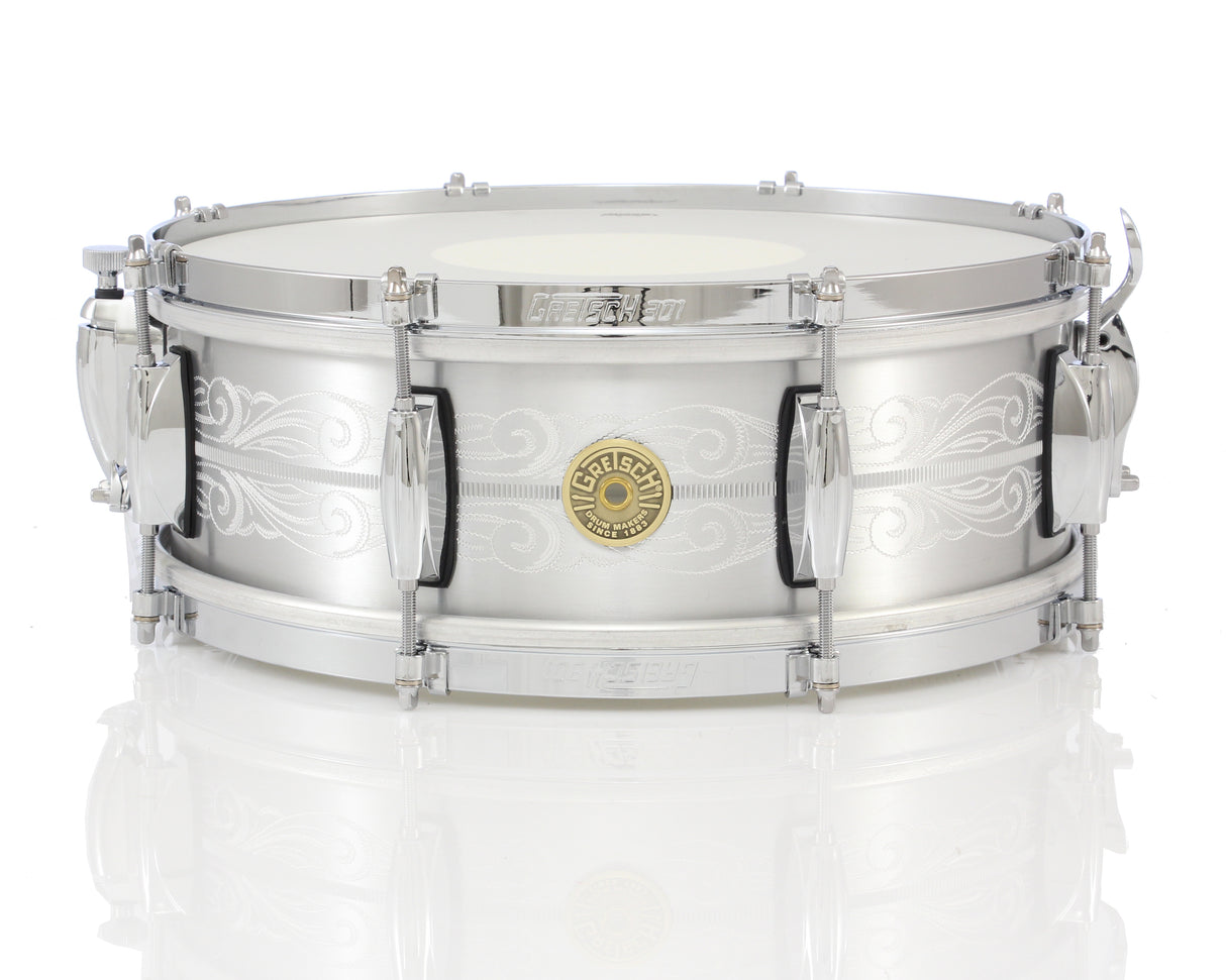 Gretsch 14" x 5" USA Custom 135th Anniversary Solid Aluminum Snare Drum
