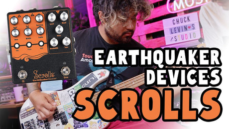 A Closer Look: EarthQuaker Devices Scrolls Bass Odyssey in the Chuck's Studio