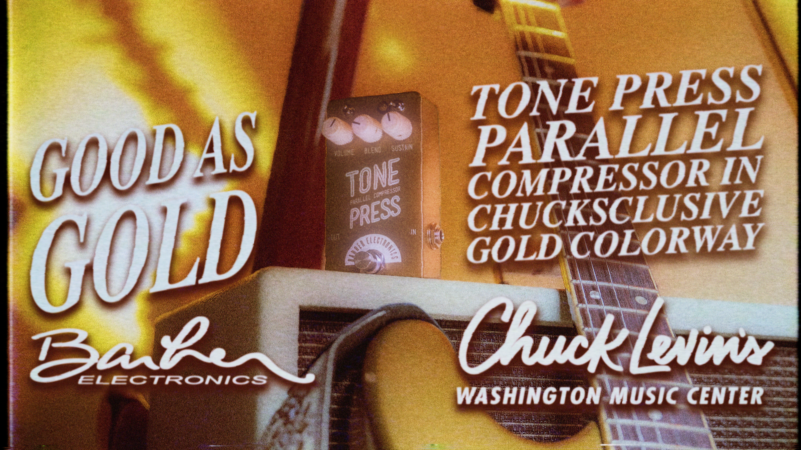 Barber Electronics and Chuck Levin's team up for CHUCKSCLUSIVE Tone Press Colorway