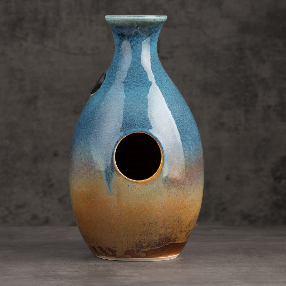 Red Bridge Percussion Earth Tone Udo Drum - Blue Top, Lower Pitch