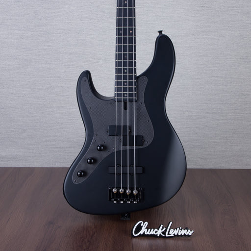 Brubaker USA Satin Series Custom JXB-4 Left Handed Electric Bass Guitar - Black