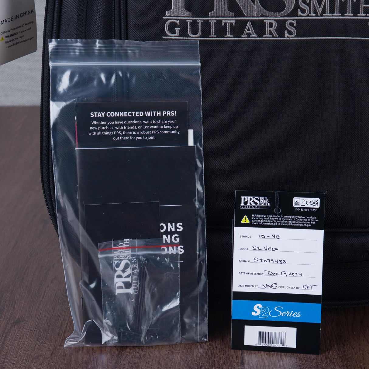 PRS S2 Vela Custom Color Electric Guitar - Walnut - #24S2079483