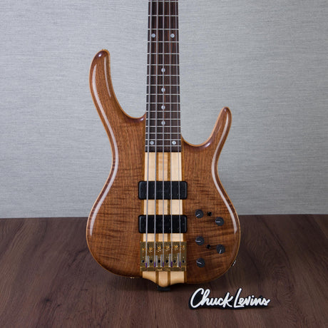 Ken Smith BSR-5TNE-FW Black Tiger Elite 5-String Electric Bass Guitar - Figured Walnut - #5TNE706626