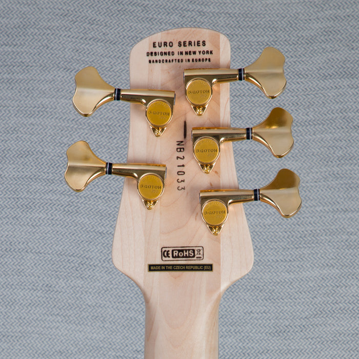 Spector Euro5 LT 5-String Bass Guitar - Natural Matte - CHUCKSCLUSIVE - #]C121SN 21033 - Display Model