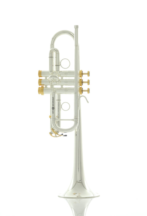 Spencer C Trumpet - Silver Plated With Gold Plated Trim