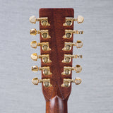 Martin Custom Shop D-28 Style Black Walnut/Italian Alpine Spruce Fishman Matrix VT 12-String Acoustic Electric Guitar - CHUCKCSCLUSIVE - #M2880834