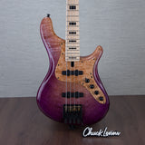 Brubaker Custom Shop NBS-4 Headless Electric Bass Guitar - Purple Haze - #033-24