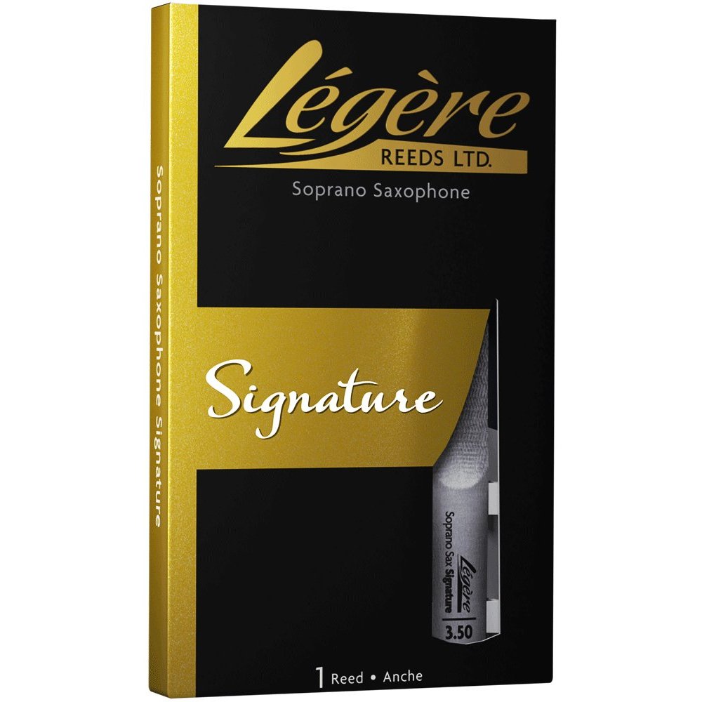 Legere Reeds L441404 Signature Series Soprano Saxophone Reed - Strength 3.5