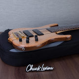 Ken Smith BT-6WTVE White Tiger 4A-Top Electric Bass Guitar - #6WTVE7081TP26