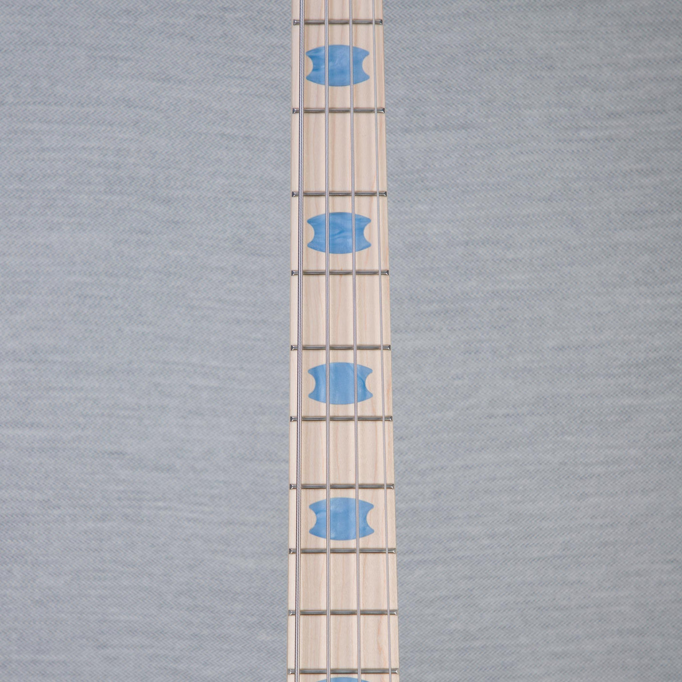 Spector Euro 4 LT Poplar Burl Over Ash Electric Bass Guitar - Faded Light Blue Gloss - CHUCKSCLUSIVE - #]C121NB23243