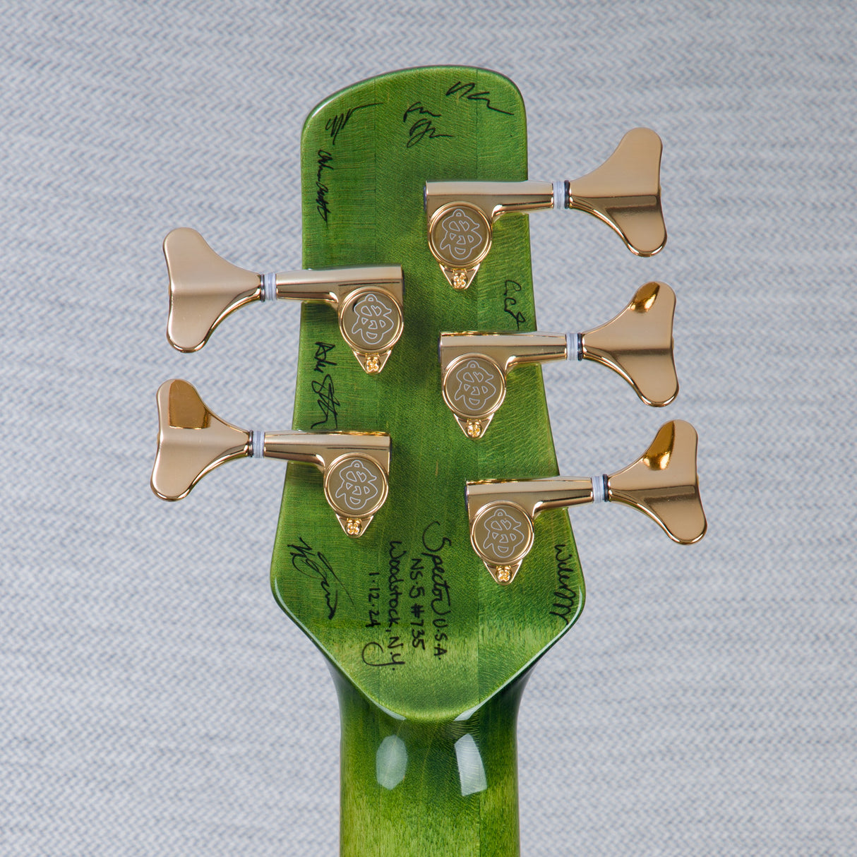 Spector USA NS-5 5-String Bass Guitar - Alien Glow - #735