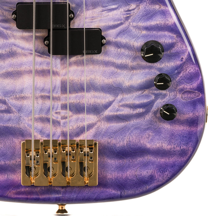 Spector USA Custom Coda4 Deluxe Bass Guitar - Rain Glow - CHUCKSCLUSIVE - #023