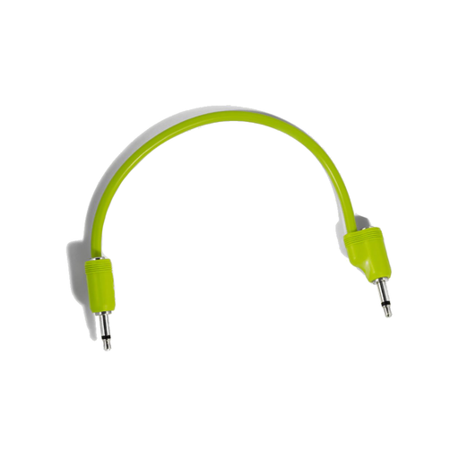 Tiptop Audio Stackcable 3.5mm Eurorack Patch Cable, Green - 20 cm