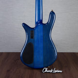 Spector Euro 5 LT Poplar Burl Over Ash 5-String Electric Bass Guitar - Faded Light Blue Gloss - CHUCKSCLUSIVE - #]C121NB23298