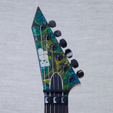 ESP USA M-II DX Electric Guitar - Psychedelic Flame - #US25146