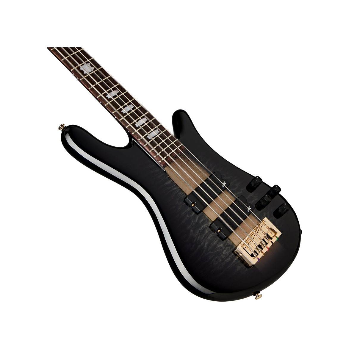 Spector ICON NS-5 Neck-Through Series 5-String Bass Guitar - Black Satin