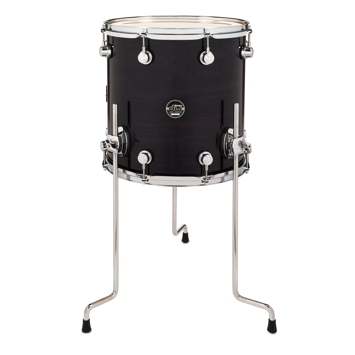 Drum Workshop 14" x 14" Performance Series Floor Tom - Ebony Stain