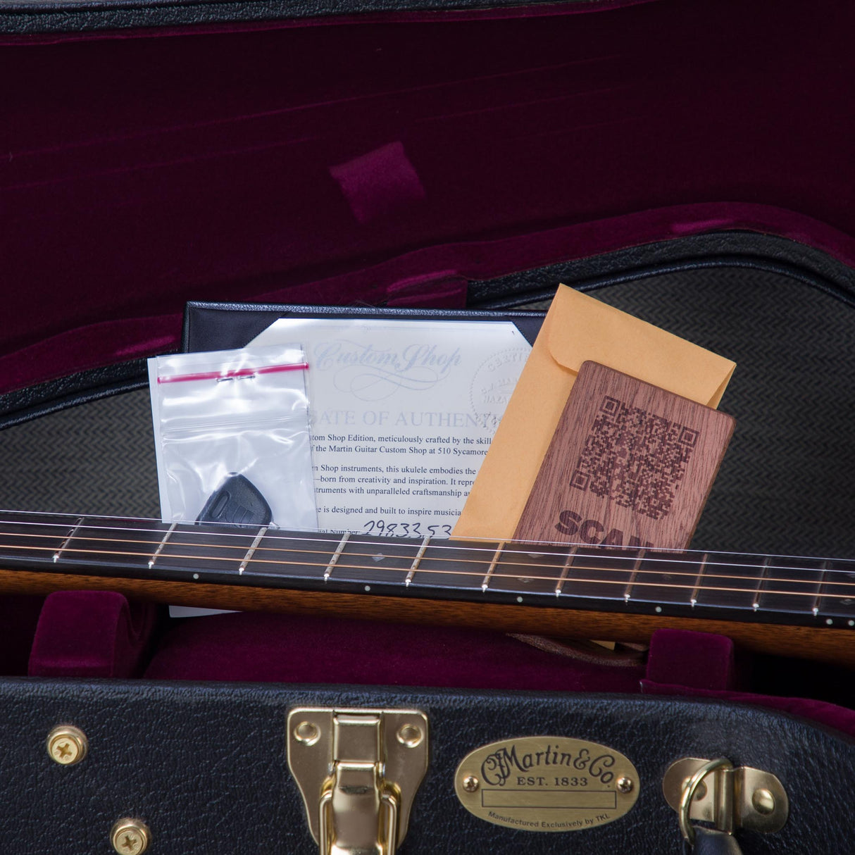 Martin Custom Shop Custom "0" Tenor Guatemalan Rosewood/Spruce 4-String Acoustic Guitar - #M2983353