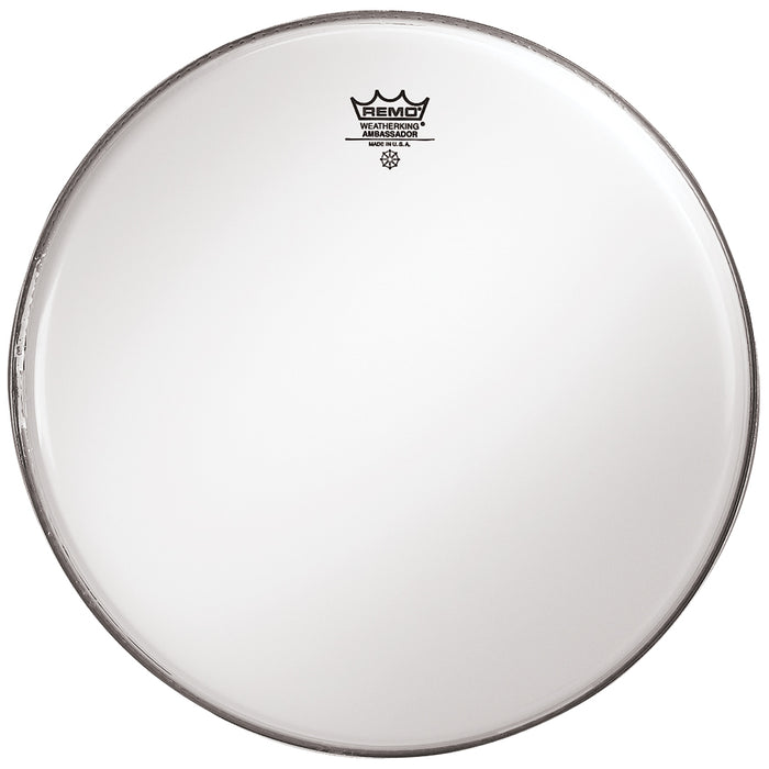 Remo 13" Smooth White Ambassador Drum Head - New,13 Inch