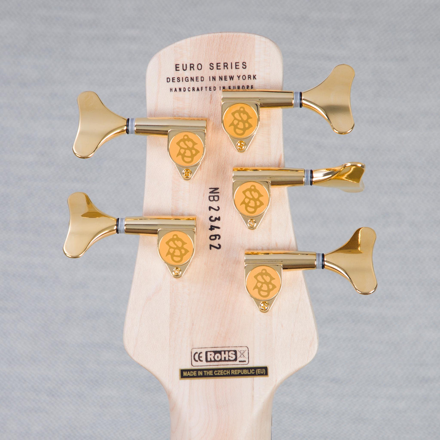 Spector Euro 5 LT Solid Korina Wings 5-String Electric Bass Guitar - Natural Satin - CHUCKSCLUSIVE - #NB23462