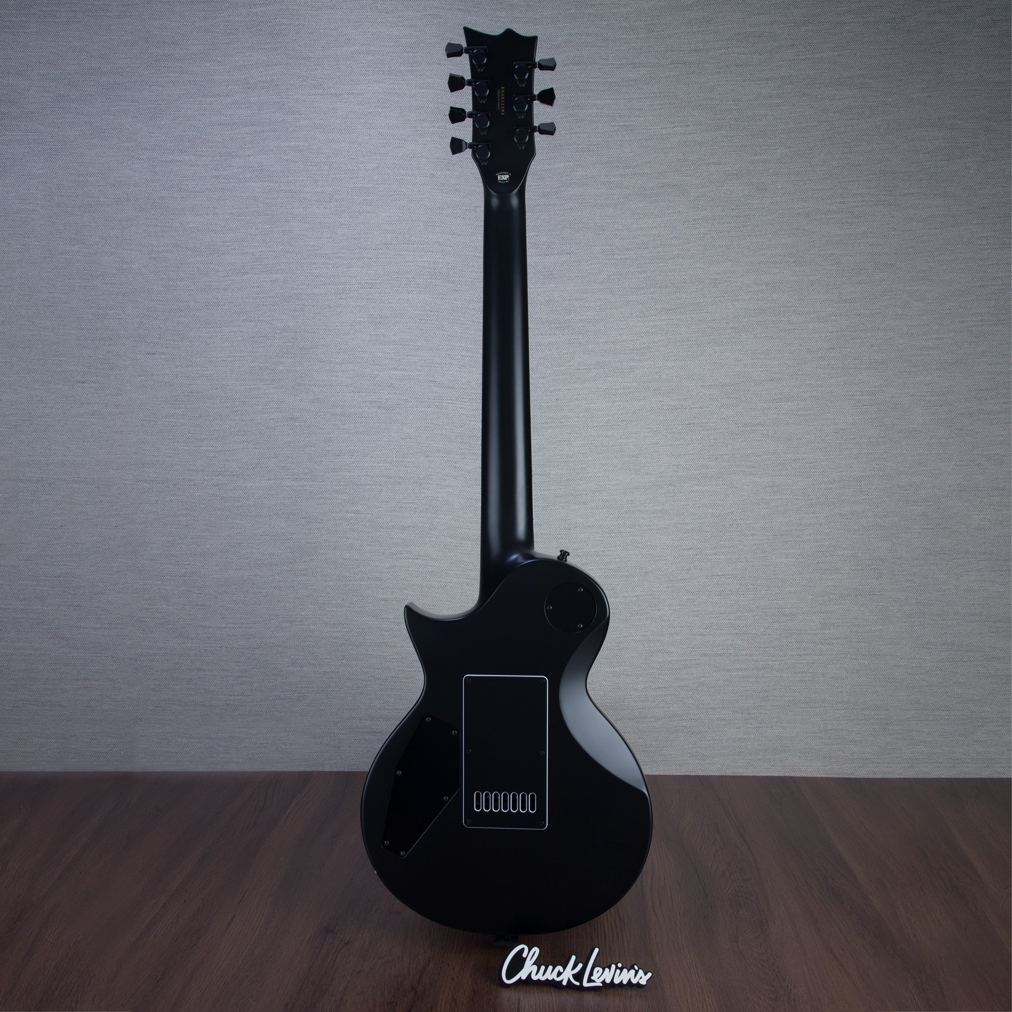 ESP E-II Eclipse-7 Evertune 7-String Electric Guitar - Black Satin