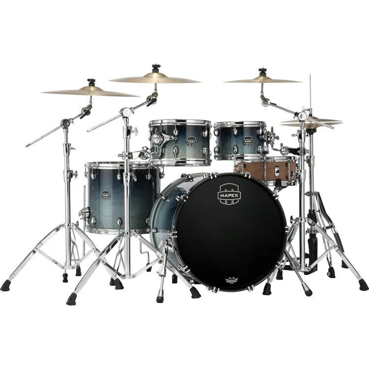 Mapex Saturn 4-Piece Rock Shell Pack - Teal Blue Fade