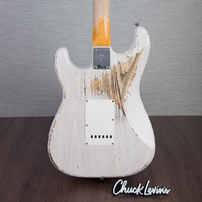 Fender Custom Shop 1959 Stratocaster Heavy Relic – Aged White Blonde - #CZ557758