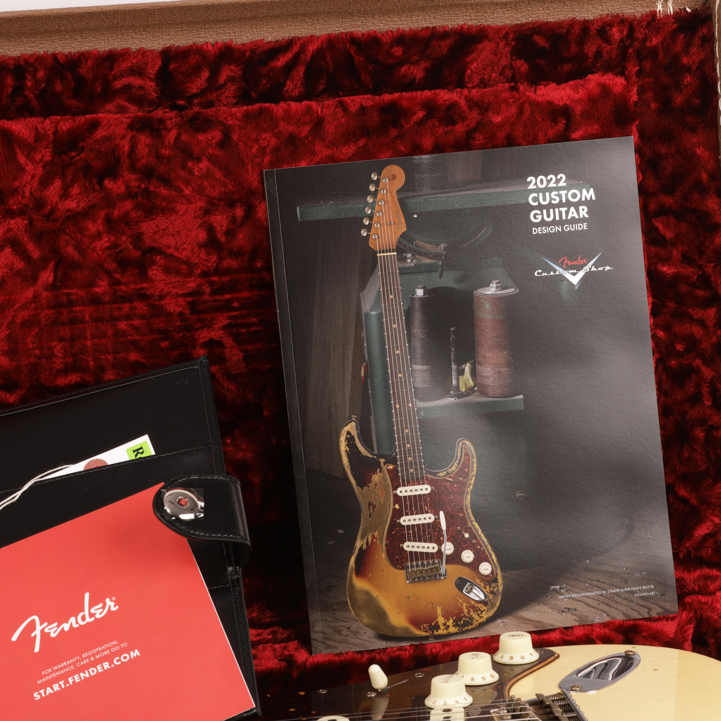 Fender Custom Shop 1956 Stratocaster Heavy Relic Guitar - Aged Vintage White - CHUCKSCLUSIVE - #R125401