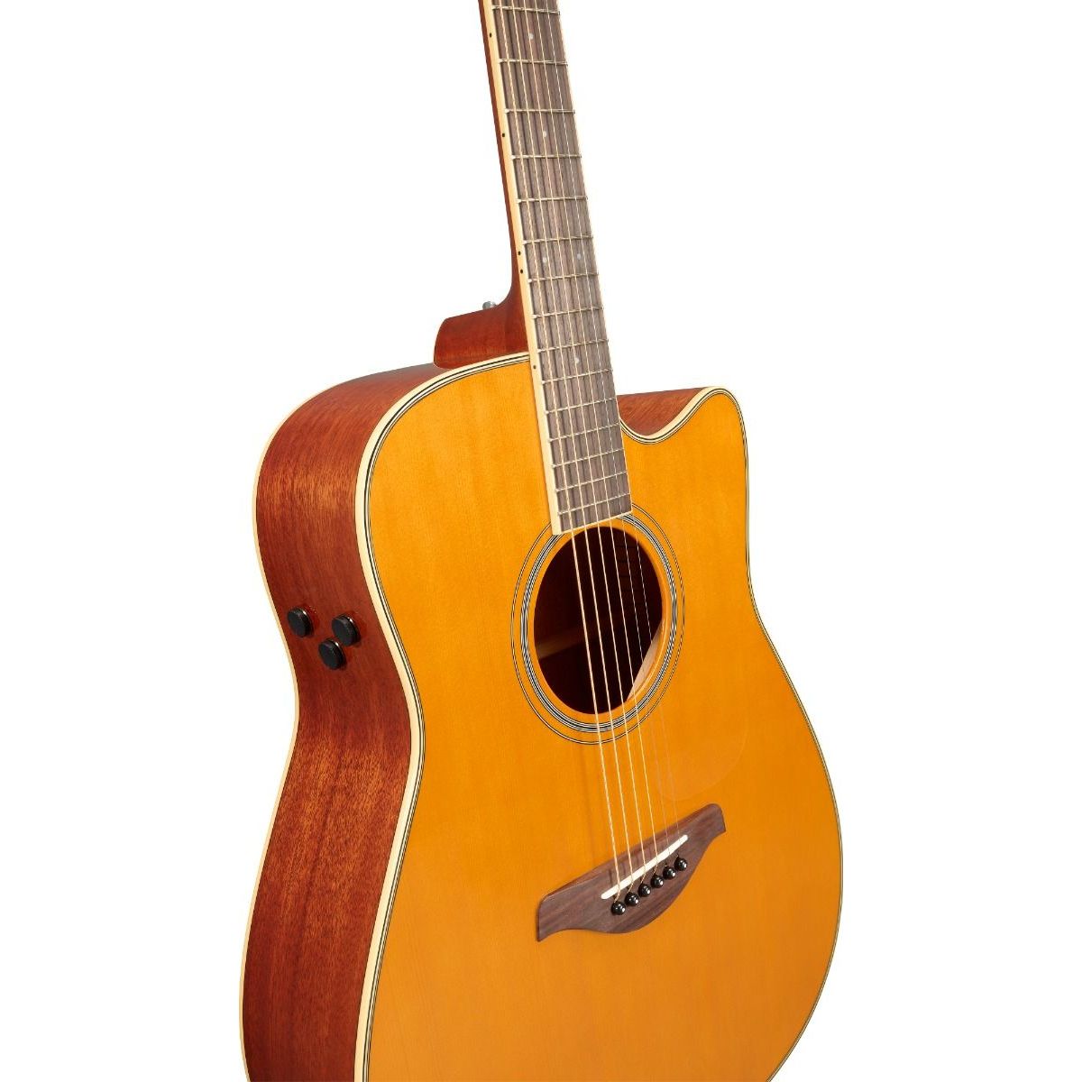 Yamaha FGC-TA Transacousitc Acoustic Electric Guitar - Vintage Tint