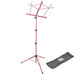 On Stage SM7122PKB Compact Sheet Music Stand (Pink, with Bag) - New,Pink