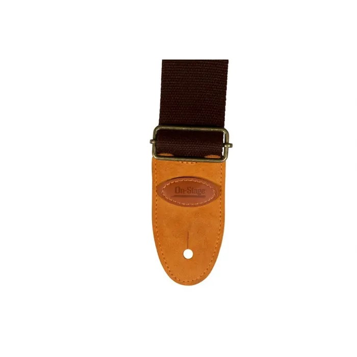 On-Stage GSA30BR 2-Inch Guitar Strap - Brown