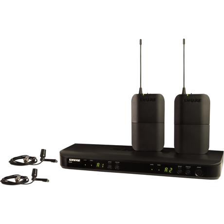 Shure BLX188/CVL Dual Lavalier Microphone Presenter System, H11 Band - Open Box, Mint