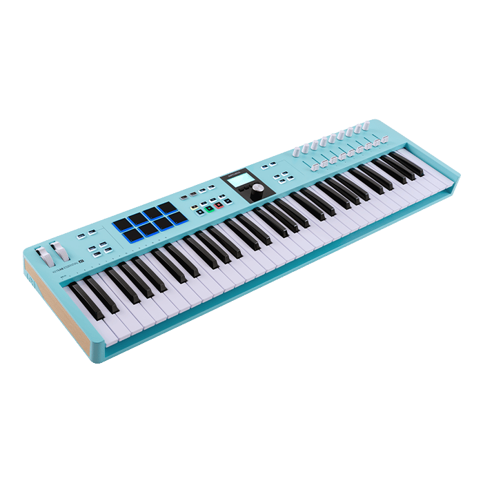 Arturia Keylab Essential 61 MK3 MIDI Controller - Aquamarine