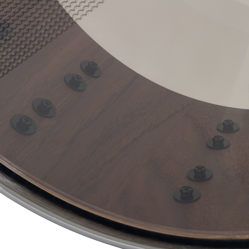 Tama 6.5" x 14" Walnut/Birch Snare Drum - Laquer Ocean Blue Ripple